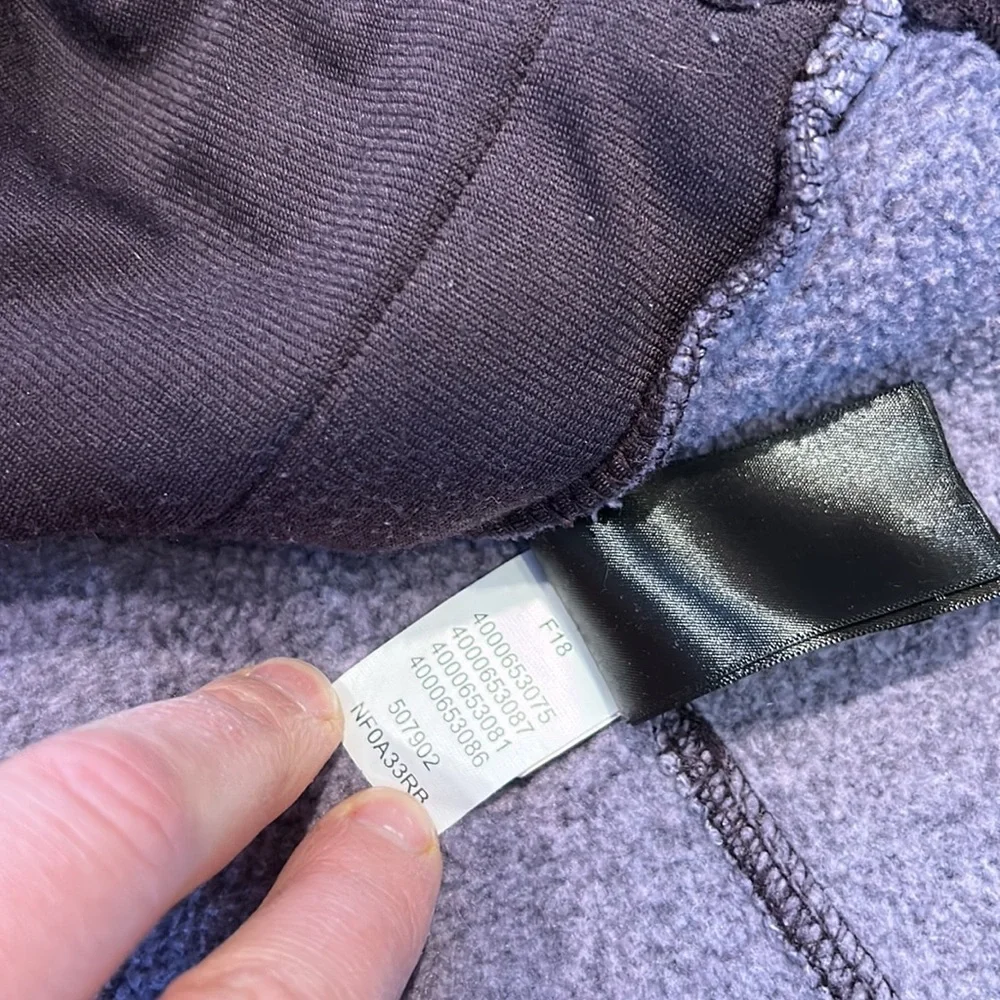 The North Face Jacket Crescent Fleece Hooded Pullover Fleece Toggle Sweater Med - Picture 9 of 14